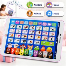 Kids Tablet Learning Pad Toddler Tablet Electronic Interactive Toy Educational