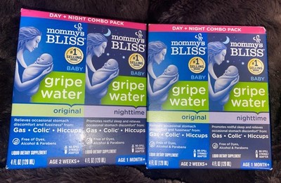 Mommy's Bliss Gripe Water for Babies with Gas, Colic or Stomach SEE DISCRIPTION