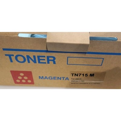 TN715M Magenta Toner Cartridge Compatible Konica Minolta Bizhub C750i C650i...