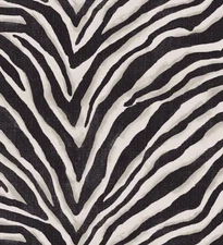 Ralph Lauren Curtain Fabric 'TERRANEA ZEBRA - EBONY ' 3.6 METRES Linen Blend