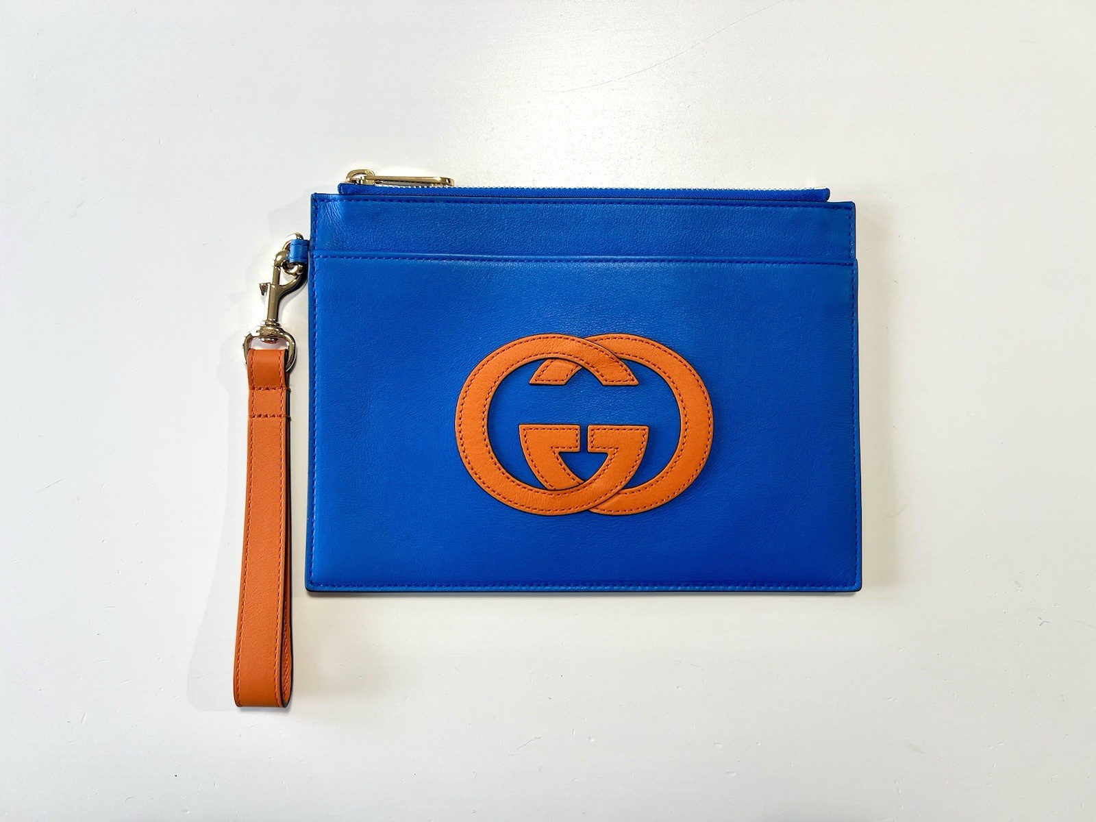 Pochette Gucci In Pelle Nuova Completa di Dust Bag
