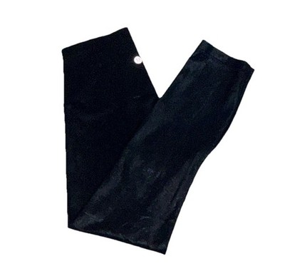 Lululemon Align High Rise Crop 23  Size 4 Shine Radiate Foil Print Black W6BYIS