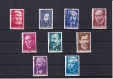 SA30g Romania 1962 Romanian Novelists used stamps