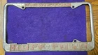 Vintage Original License Plate Frames Rough Condition  Lot of 4 Check Photos