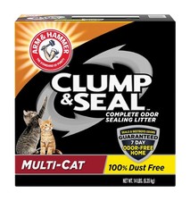 Arm  Hammer 02143 Multi-Cat Clump  Seal Platinum Litter