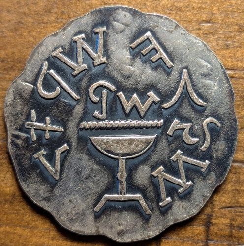 1960 Berlin, Germany Outpost Chapter No. 11 Masonic Military Cold War Era Token - Picture 2 of 4