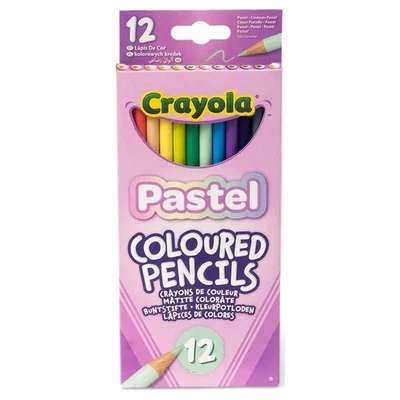 Crayola Pastell Buntstifte 12 Packung Malset Alter 3 Verschiedene - Bild 1 von 3