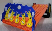 2020 Mattel Hot Wheels 5 Lane Roll Out Raceway Track Set (Used) GYX11