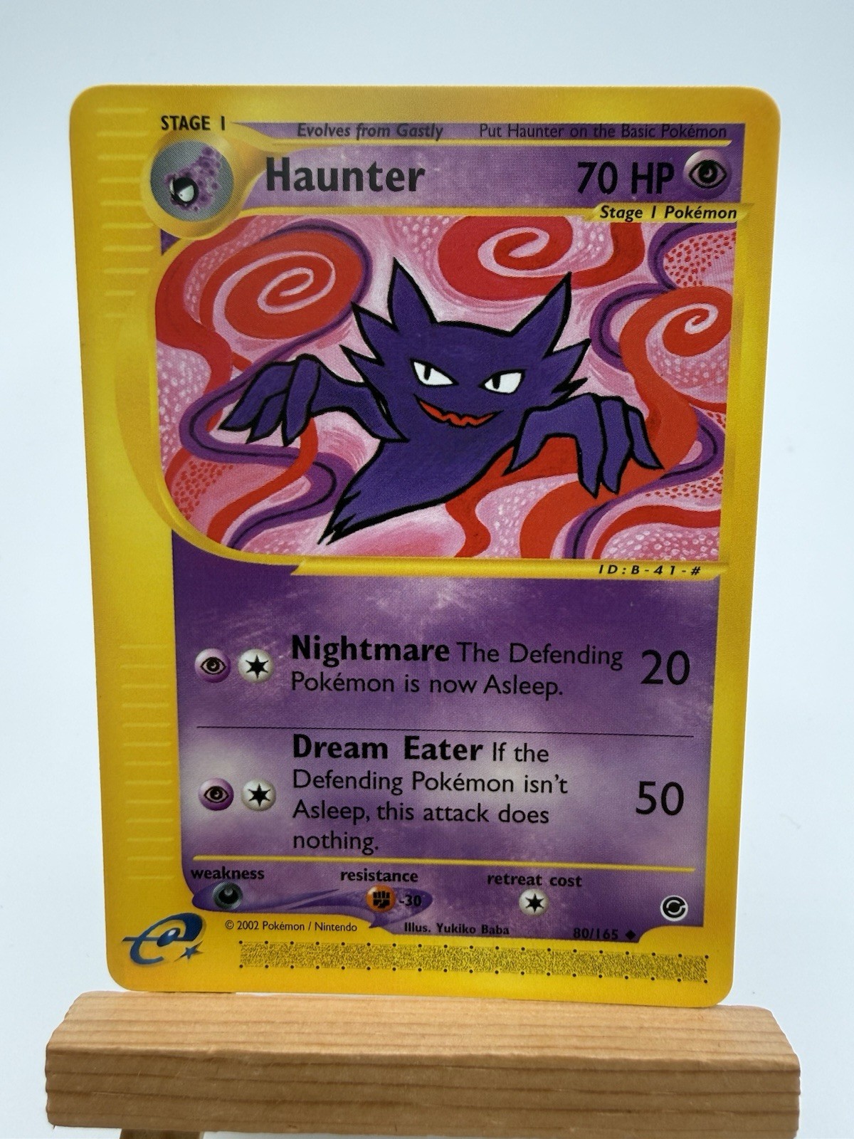 Pokémon Haunter 2002 Expedition 80/165 Near Mint