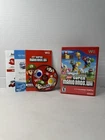 New Super Mario Bros. Wii (Nintendo Wii, 2009) Tested Complete Manual