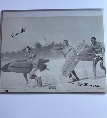 Surf Poster/ Photo Photo  Gun Ho  (The Movie) 1963 Autographed Bud Browne RARE