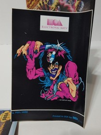 TESTED Sega GENESIS Game M&ouml;tley CR&uuml;E BALL Authentic Complete CIB + BONUS Sticker