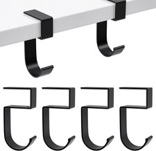 4 Pcs Purse Hook for Table Nail Free Handbag Hanger for Desk Heavy Duty