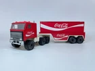 Remco Coca Cola Delivery Truck Semi Truck And Trailer 12" Vtg 1987 Incomplete