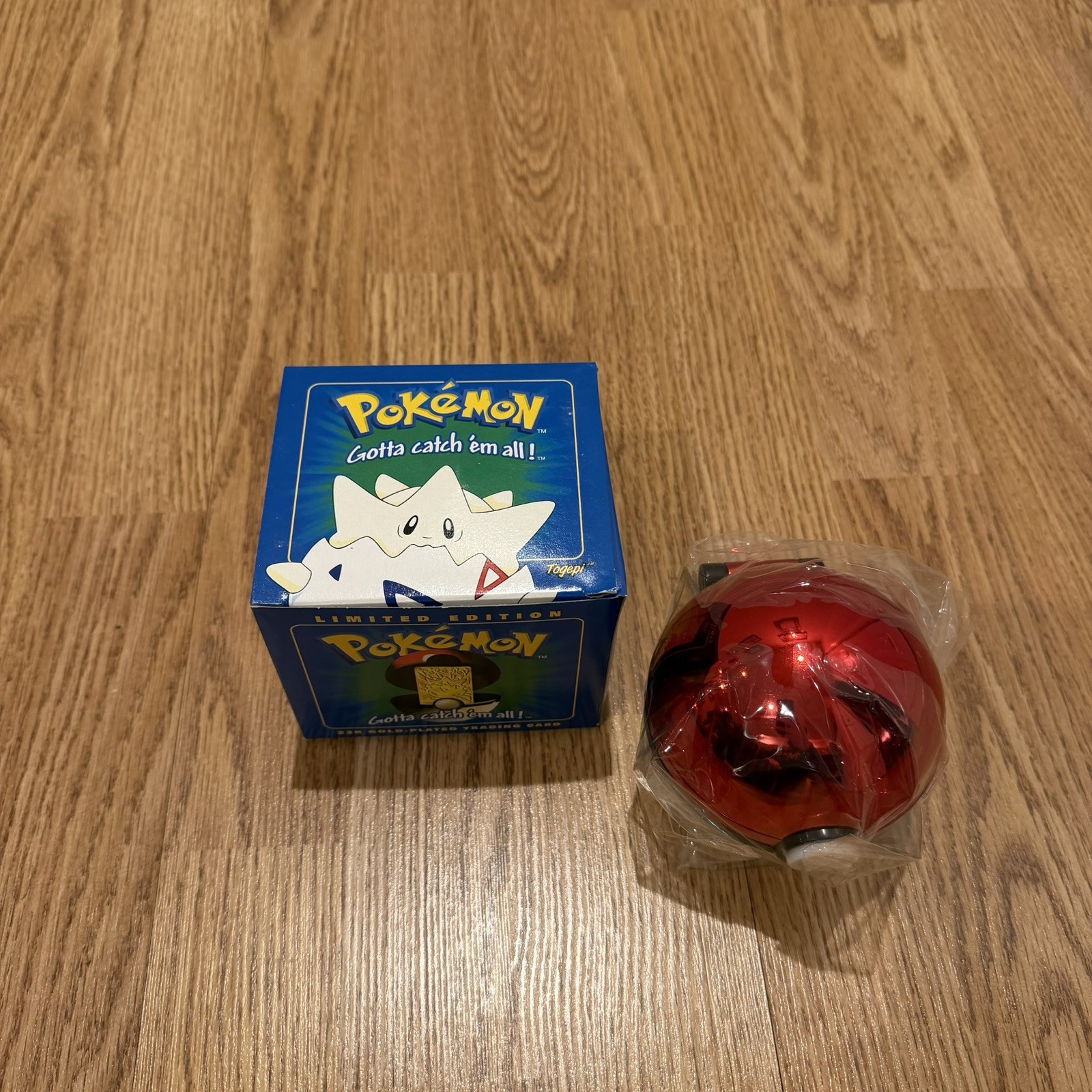 1999 Pokemon 23k Gold Plated Togepi Trading Card Sealed NIB