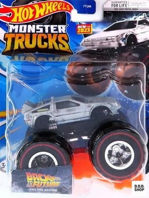 Hot Wheels Monster Trucks Back to the Future Iced Time Machine 1/64