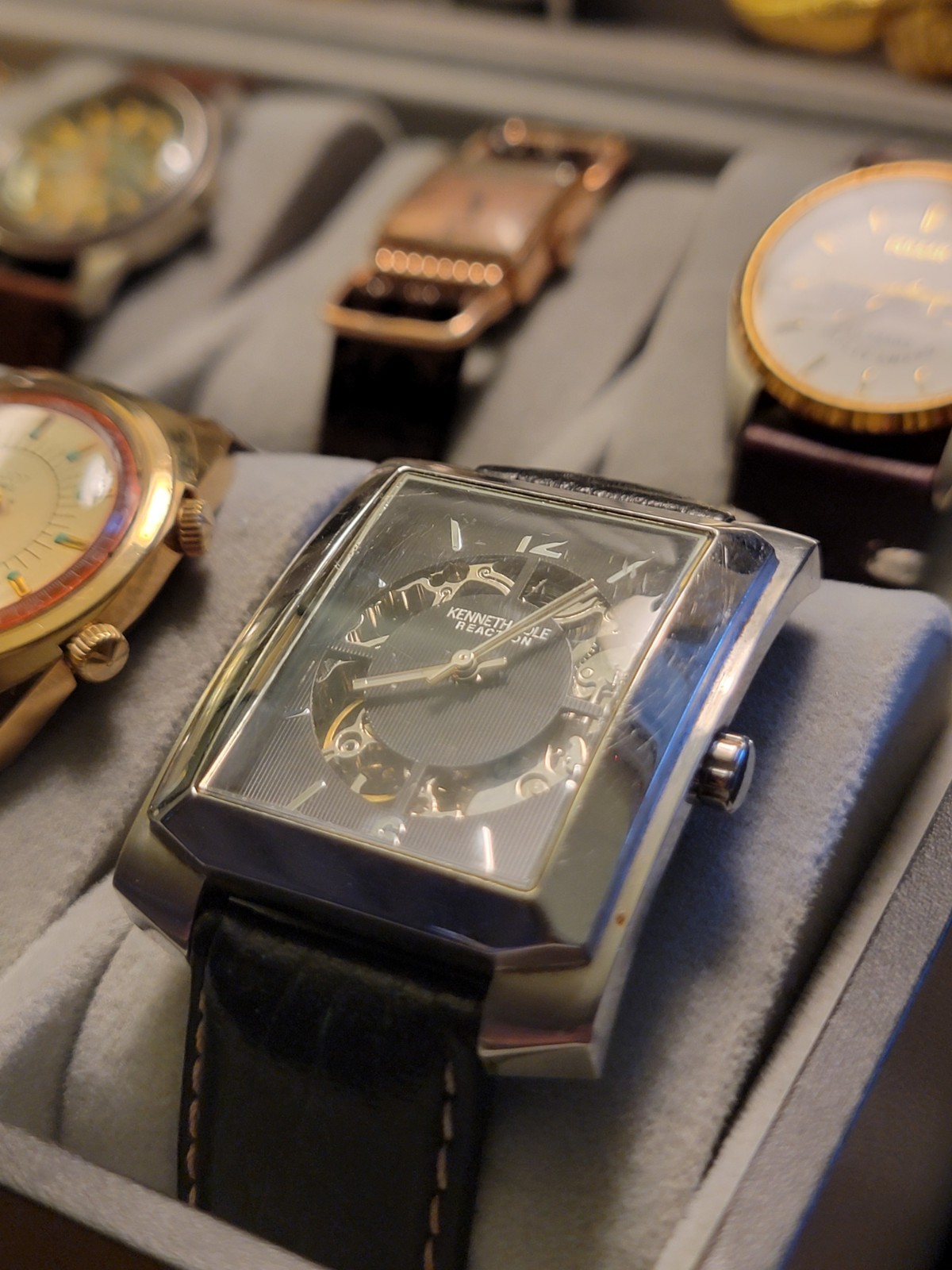 Kenneth Cole Automatic Skeleton Watch - image 3