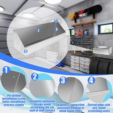 Shelf Holder Jack Stand Rack Aluminum Organizer Storage For Garage Shop Trailer