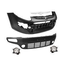 Set Stoßstange vorne grundiert +Nebel+Zubehör für Fiat Punto Evo 199 Bj. 08-12