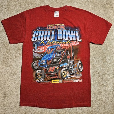 Vintage 2014 Chilli Bowl Midget Nationals T-shirt Mens M Ironic Grunge Nascar 