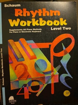 Rhythm Workbook - Level Two - Schaum Making Music Piano Library (Light Pencil)