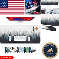 31.5 x 11.8 Large Mouse Pad - Forest Underlay  Long-Lasting Build