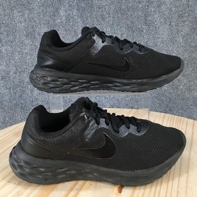 Nike Revolution 6 Road Running Shoes Womens 9.5 Sneakers Mesh Black DC3729-001