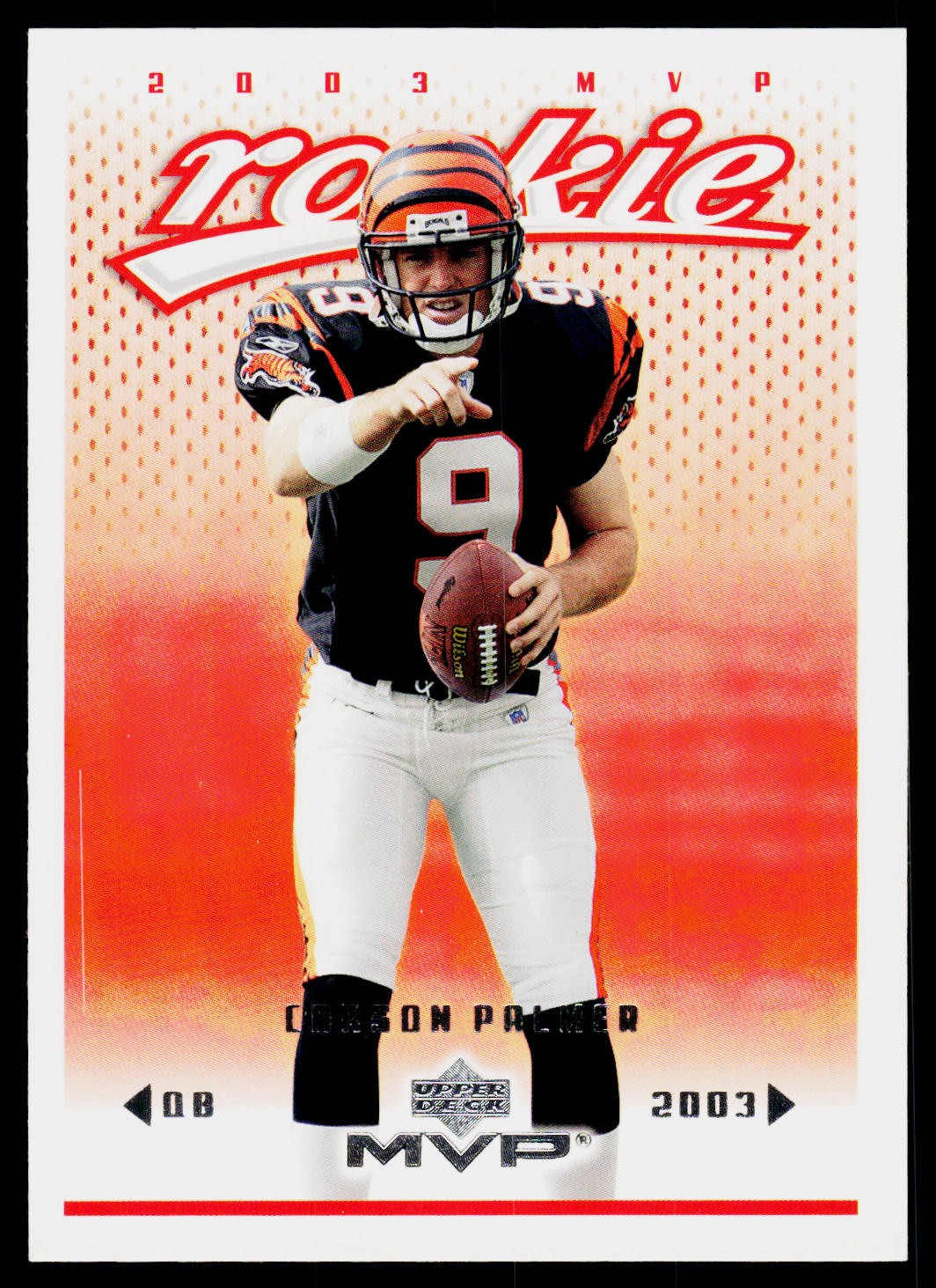 Carson Palmer Upper Deck MVP #327 Base