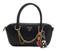 Guess Davina Satchel S Handtasche UmhäNgetasche Tasche Black Schwarz Neu