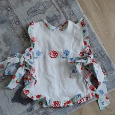 The Beaufort Bonnet Company Girls Terry Swim Side Tie Cover-up Sz4T