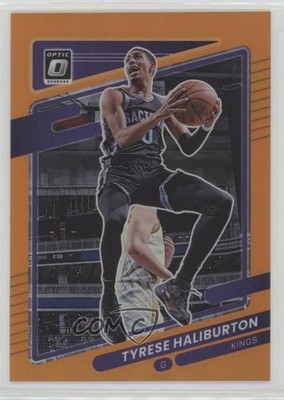 2021-22 Panini Donruss Optic Orange Prizm 138/199 Tyrese Haliburton #38 k0r