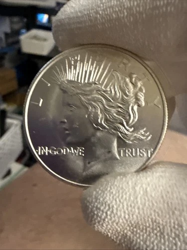 1 Oz Silver Peace Dollar Design Round 0.999 Fine Silver 🦅🔥🔥🔥🦅
