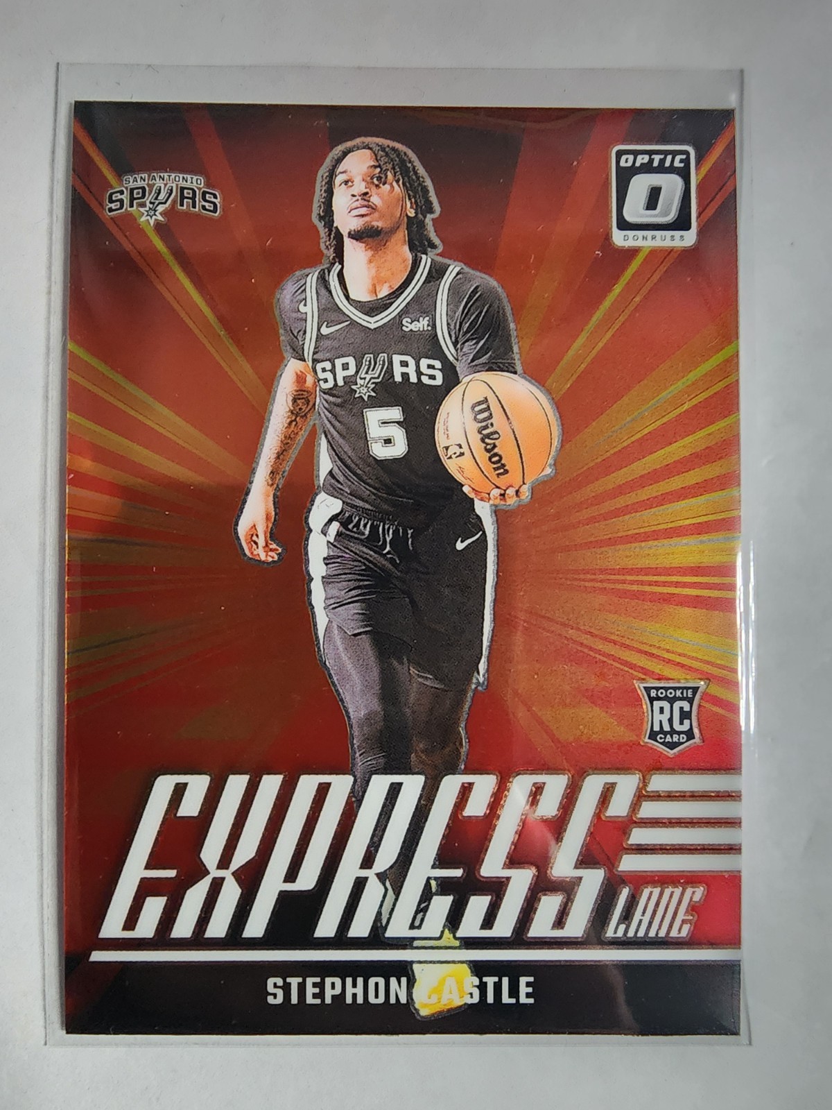 2024-25 Panini Donruss Optic - Express Lane Stephon Castle #1 (RC)
