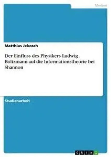 Matthias Jekosch | Der Einfluss Des Physikers Ludwig Boltzmann Auf Die...-image
