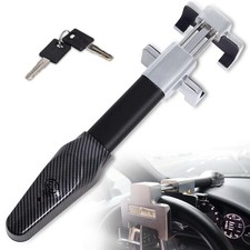 Steering Wheel Lock with Alarm,Heavy-Duty Anti-Theft Device for Cars Trucks ...