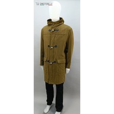 Giacca Cappotto Uomo MILLIBAR Montgomery Verde Militare Alamari Original VINTAGE