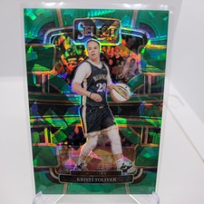 #98 Kristi Toliver Green Ice Prizm Washington Mystics 2024 Panini Select WNBA