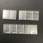 10 x 1-Gram SILVER  999 PURE Valcambi Combibar Swiss Fractional Lot
