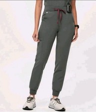 Figs Technical Collection Scrub Set Women's XL Top L/P Joggers Bonsai Green