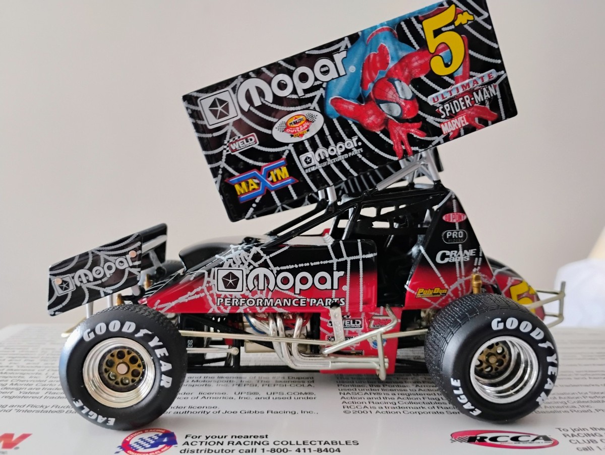 2001 Action X-Treme #5 Mark Kinser Mopar/Spider man Sprint Car