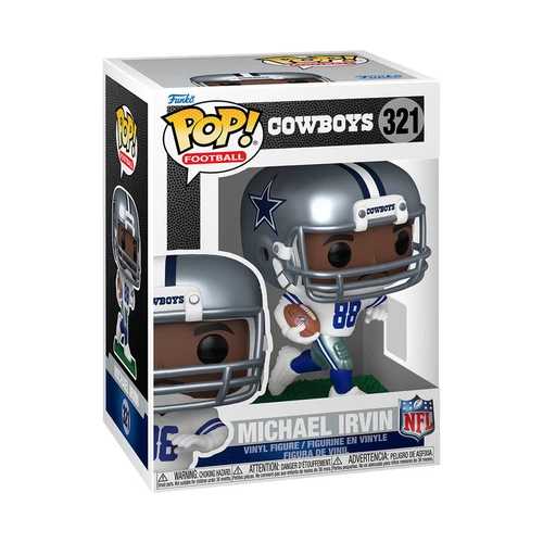 NFL Legends Michael Irvin (Cowboys) Funko Pop! Vinyl Figure #321 w Protector