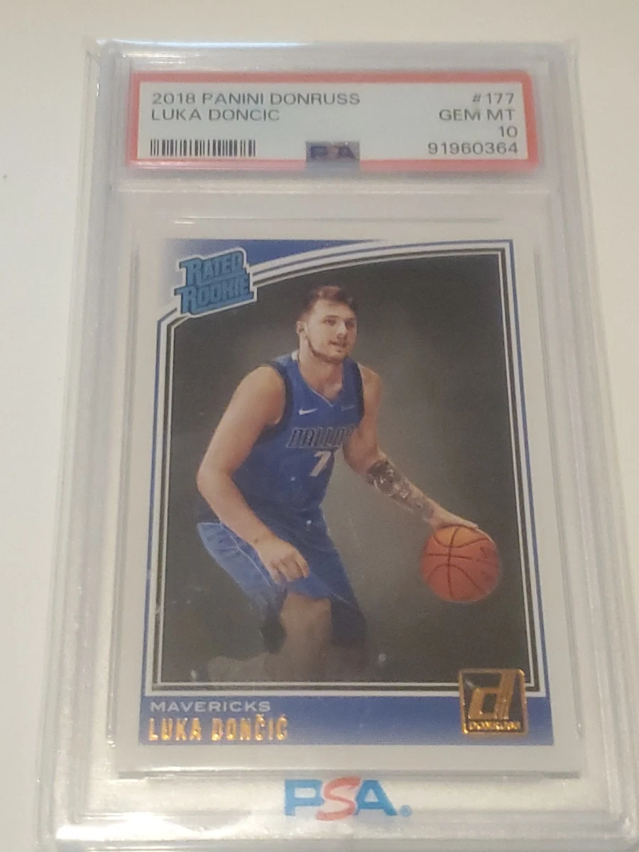 Luka Dončić 10 Graded Basketball Rookie Sports Trading Cards