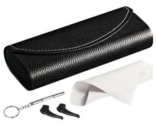 RayLove Ultimate Glasses Case Kit, Hard Shell Sunglasses and One Size, Black