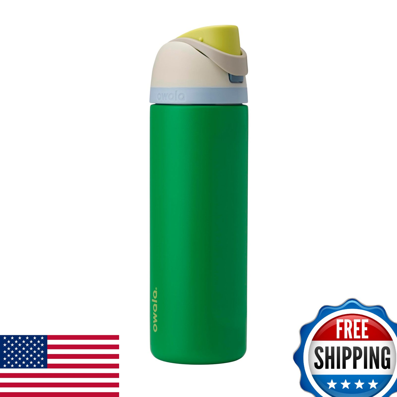Owala FreeSip Insulated Stainless Steel Water Bottle w/ Stra