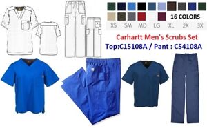 Carhartt Men S Scrubs Size Chart