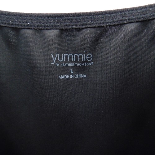 YUMMIE Heather Thomson Bustless Slip-In Shapewear Slimming 121387 BLACK Womens L - Picture 5 of 7