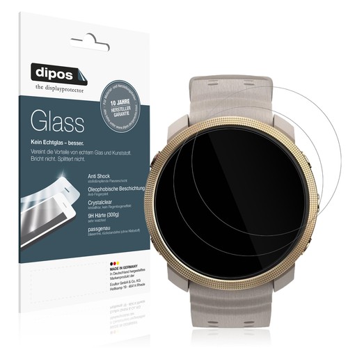 2x Schutzfolie für Polar Vantage M3 - Anti-Shock 9H Folie dipos Glass