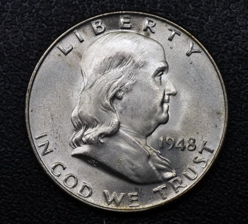 1948 P Franklin US Half Dollar BU
