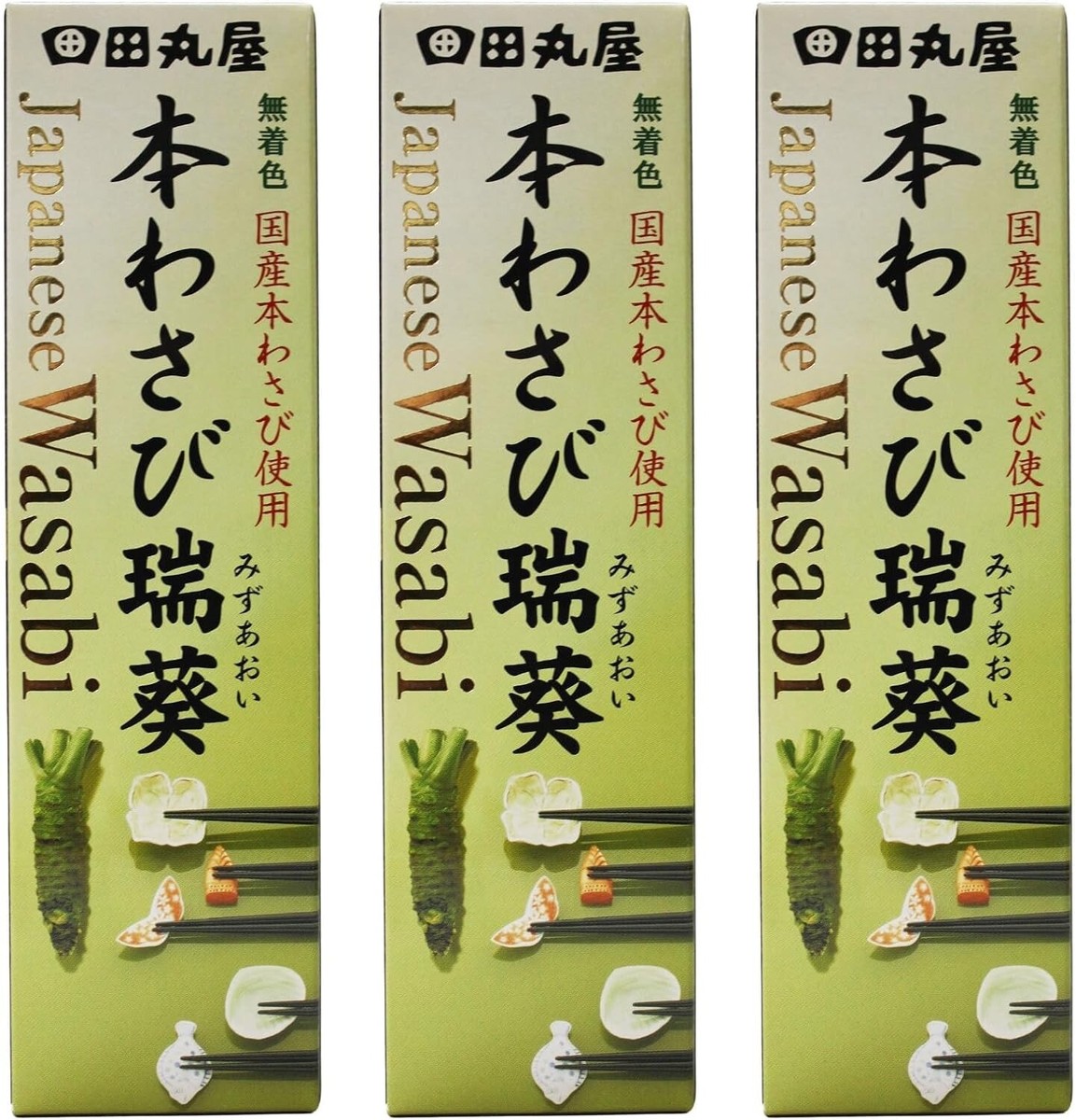TSUBAMEYAページ Tamaruya Japan Authentic Shizuoka Wasabi Paste Mizuaoi 42 g (Pack