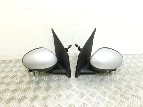 CITROEN C1 / TOYOTA AYGO MANUAL WING MIRROR PAIR SILVER 87940-0H020 87910-0H020